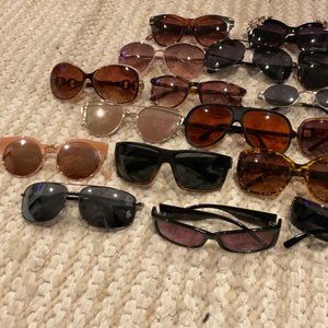 Sunglass lot - 17 pieces of multiple brands